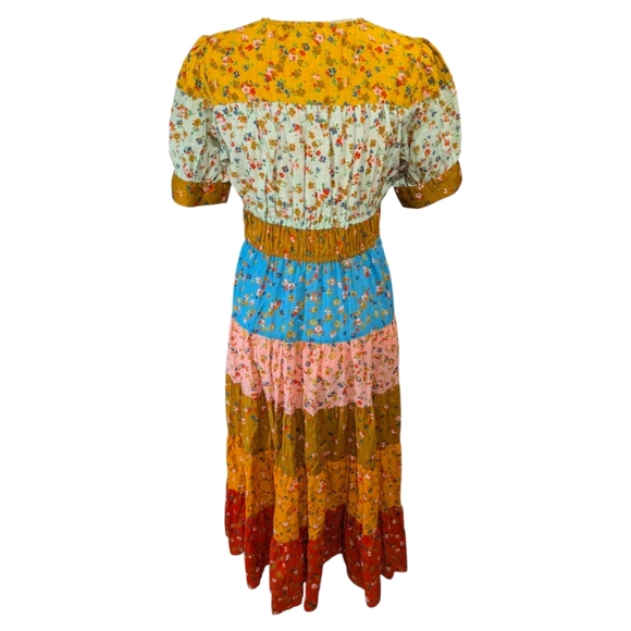Anthropologie Tiered & True Maxi Dress Size Small - Picture 6 of 9